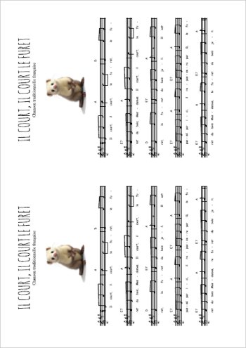 Il court, il court le furet Partition gratuite